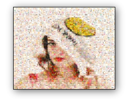 Photo Mosaic Canvas Print For Sale