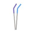 Stainless Steel 8mm Straws - 2 Pack Sale