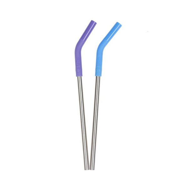 Stainless Steel 8mm Straws - 2 Pack Sale