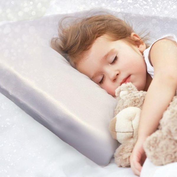 Satin Toddler Pillow Case - Grey Online Sale