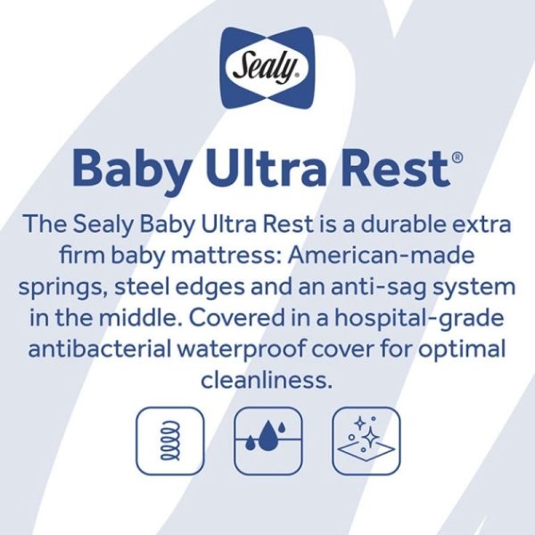 Baby Ultra Rest Antibacterial Crib Mattress Hot on Sale