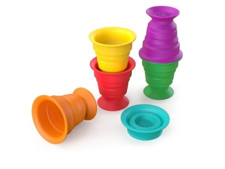 Stack and Squish Cups -  Sensory Stacking Toy on Sale