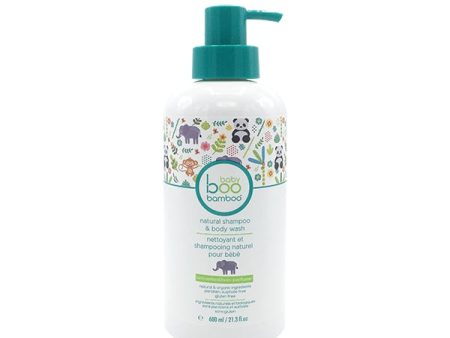 Natural Baby Shampoo & Body Wash Unscented 600ml Hot on Sale