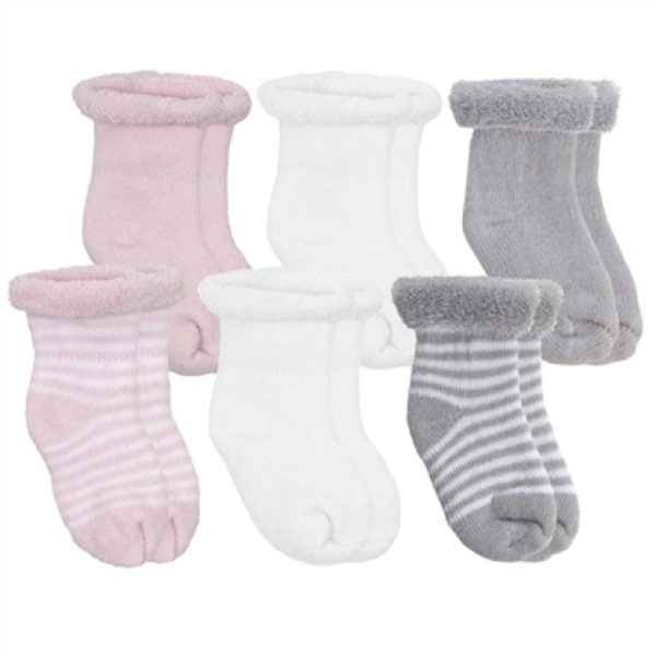 Terry Newborn Socks - 6 pack Online now