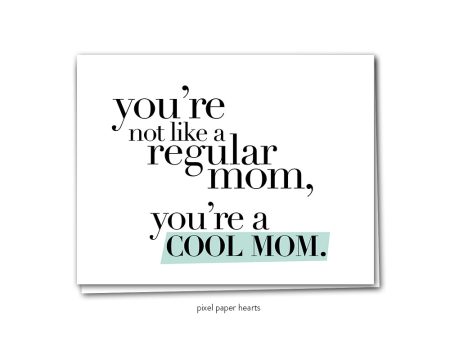 Card - Cool Mom For Sale