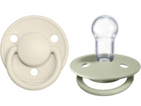 De Lux Silicone Natural Pacifier - 2 Pack Online Sale