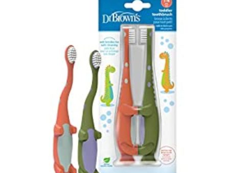 Dino Toddler Toothbrush - 2 pack Sale