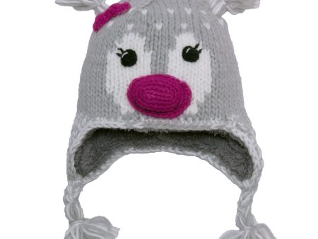 Animal Knit Hat-M-Pink Supply