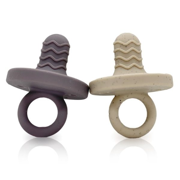 2 Pack Silicone Teethers Discount