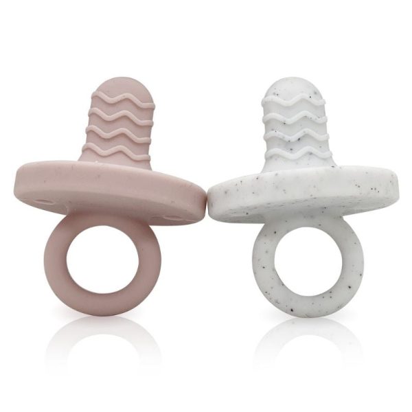 2 Pack Silicone Teethers Discount