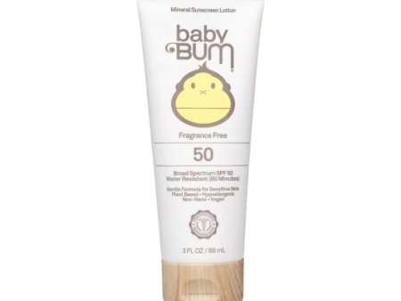 Baby Bum SPF 50 Sun Lotion - Fragrance Free Supply