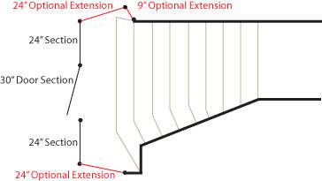 24 Inch Gate Extension - White Online Hot Sale