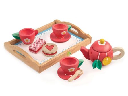 Wooden Tea Tray Set Supply