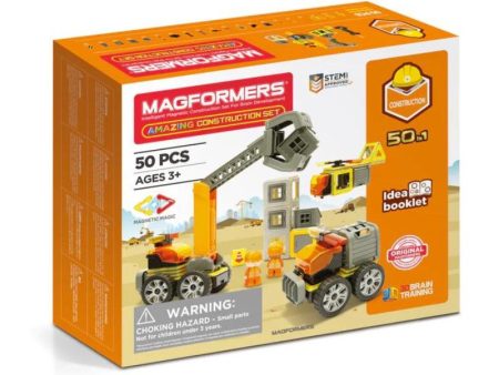 Amazing Construction Magnetic Set - 50 Pieces Sale