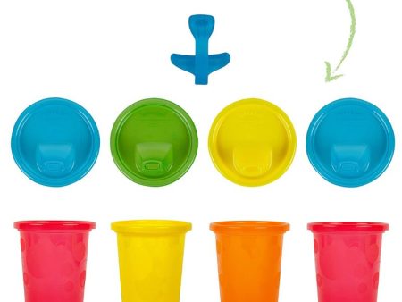 Take & Toss Spill-Proof 10 oz Sippy Cups - 4 Pack Cheap