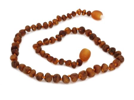 Baltic Amber Teething Necklace 11  - Cognac For Cheap