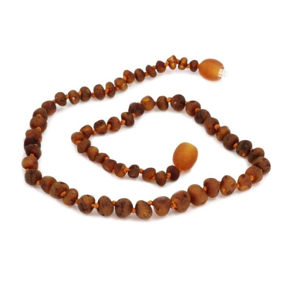 Baltic Amber Teething Necklace 11  - Cognac For Cheap