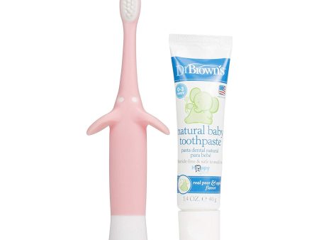 Pink Toothbrush and Toothpaste Sale