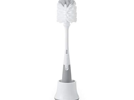 Bottle Brush with Nipple Cleaner and Stand - Grey Online Sale