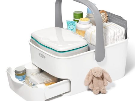 Diaper Caddy with Change Mat Supply