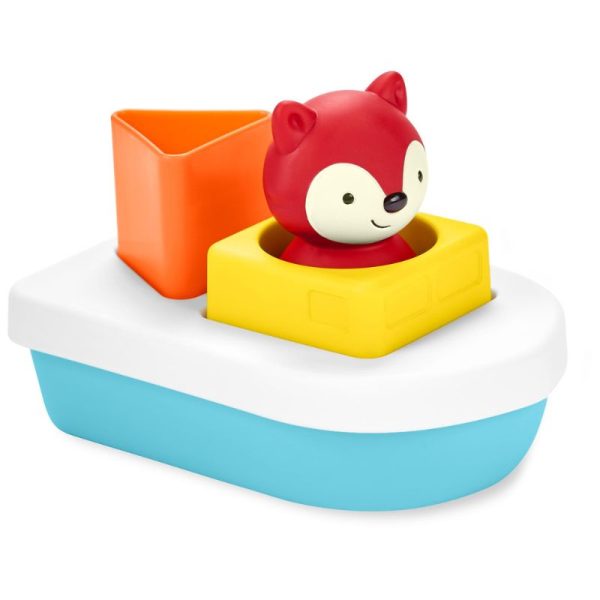 Zoo Sort & Stack Boat Baby Bath Toy on Sale