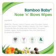 Bamboo Baby Nose n’ Blows wipes 30pk on Sale