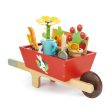 Wooden Garden Wheelbarrow Set Hot on Sale