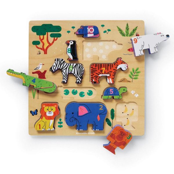 10 Piece Stacking Wooden Puzzle Cheap