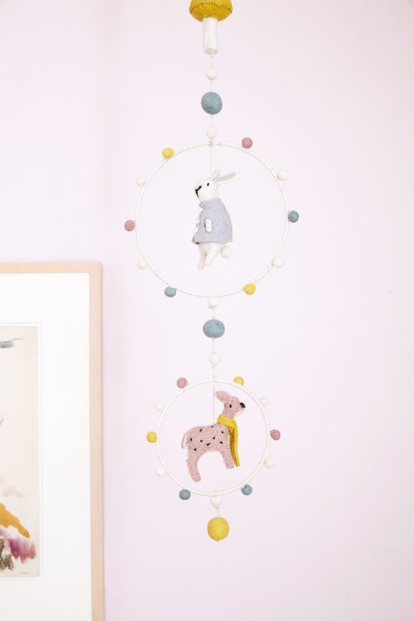 Animal Hoop Mobiles For Cheap