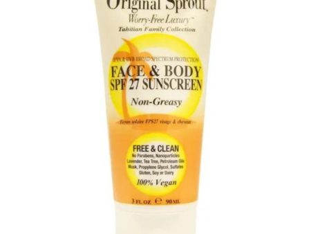 Face and Body SPF 27 Sunscreen - 3oz Fashion