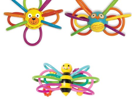 Winkel Teether Rattle Toy - Animals Hot on Sale