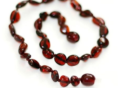 13 Inch Raw Amber Necklace Sale