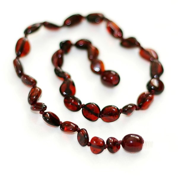 13 Inch Raw Amber Necklace Sale