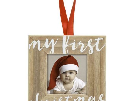 My First Christmas Wooden Ornament For Discount