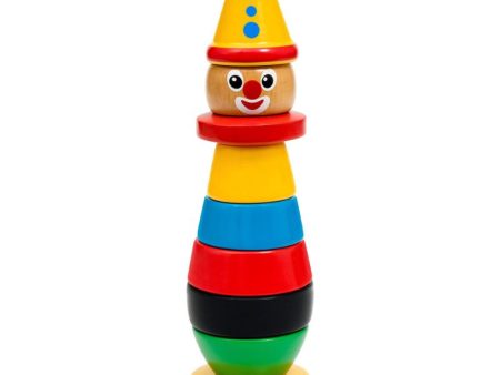 Wooden Stacking Clown Online now