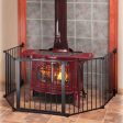 Auto Close Hearth Gate - Black For Cheap