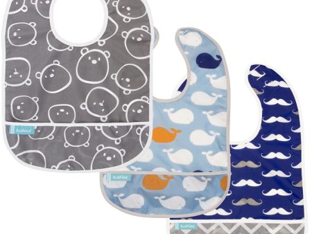 Waterproof Clean Bibs - 3 Pack Online