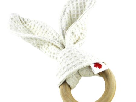 Maple Teething Ring with Ears Cheap