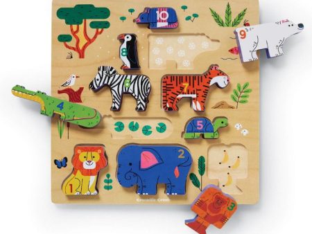 10 Piece Stacking Wooden Puzzle Cheap