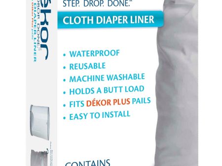 Cloth Diaper Liner (2 pcs) for Dekor Plus Diaper Pail Fashion