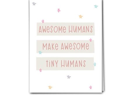 Card - Awesome Tiny Humans on Sale