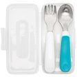 On-the-Go Fork & Spoon Set with Case For Sale