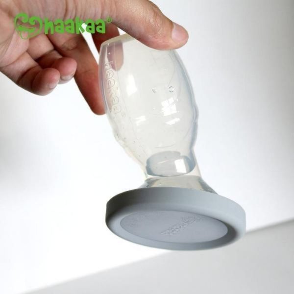 Silicone Breast Pump w  Suction Base & Silicone Cap - 150ml Supply