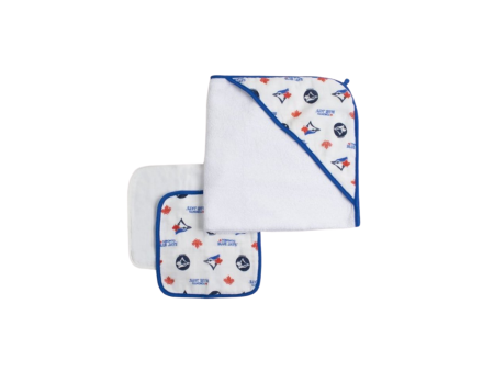 Blue Jays Hooded Towel & Washcloth Set Sale