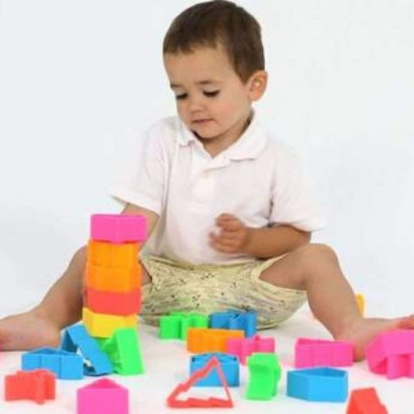 6 Kids + 6 Houses Silicone Toys For Discount