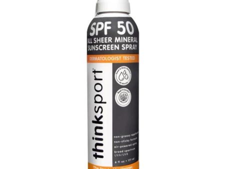 Thinksport All Sheer Mineral Sunscreen Spray SPF 50+ For Discount